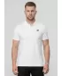 Herren-T-Shirt mit Kragen 4F WMM00TPTSM0770 WEIß