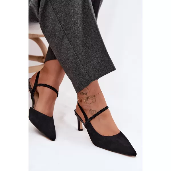  Damensandalen D&A CR61-3048 SCHWARZ 