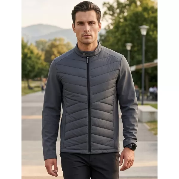  Hybridjacke für Herren MALFINI PREMIUM CROSS 555 HELLES ANTHRAZIT 