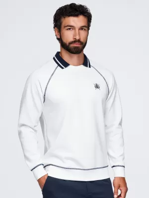 Herren-Sweatshirt OMBRE OM-SSNZ-0269 CREMEFARBEN