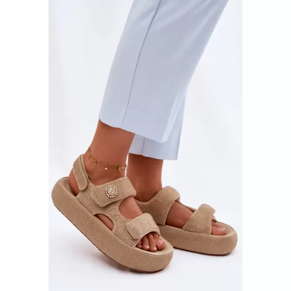  Damensandalen GOE TT2N4101 BEIGE 
