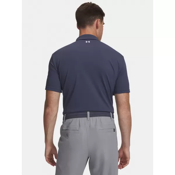  Herren-T-Shirt UNDER ARMOUR T2G PIQUE POLO 6012303-044 GRAU 