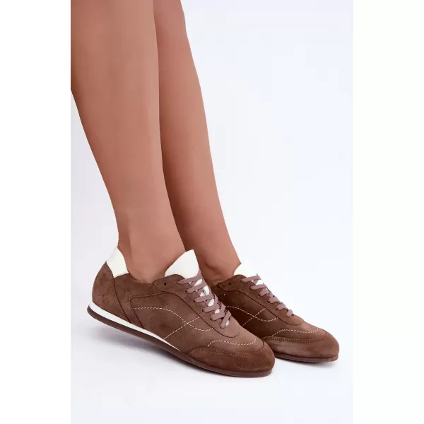  Damen-Sneaker ZAZOO N1414/772/1098 BRAUN/BEIGE 