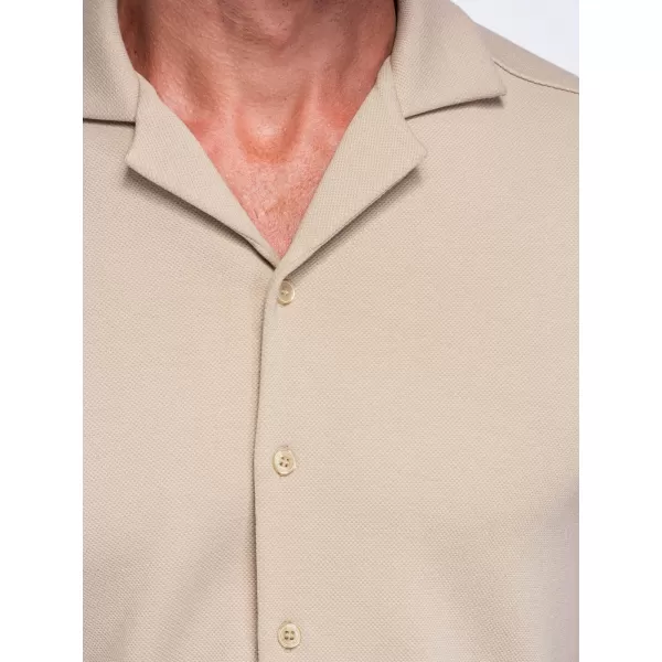  Herrenhemd OMBRE OM-SHCS-0220 BEIGE 