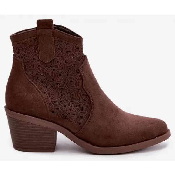  Damenschuhe S.BARSKI HY62-8147 BRAUN 