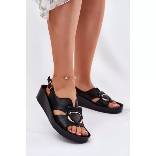  Damensandalen S.BARSKI KV51-031 SCHWARZ 
