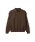 Herren-T-Shirt mit Kragen URBAN CLASSICS TB8595-00075 BRAUN