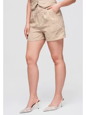 Damen-Shorts OMBRE OW-ST-E0019 TAUPE