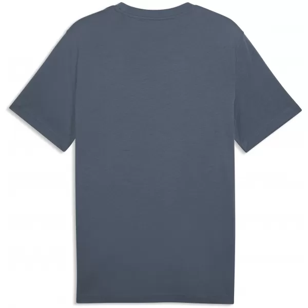 Herren-T-Shirt PUMA GRAPHICS 2 COLOR SMALL NO. 1 LOGO TEE 68471737 ABENDBLAU 