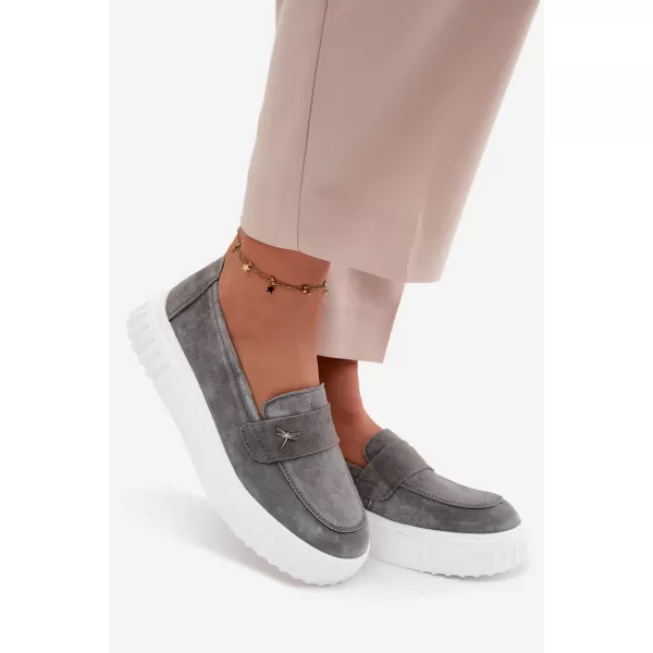  Damen-Stiefeletten VINCEZA 93218 GRAU 