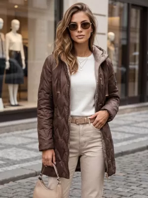 Damenjacke DSTREET TY5769 BRAUN