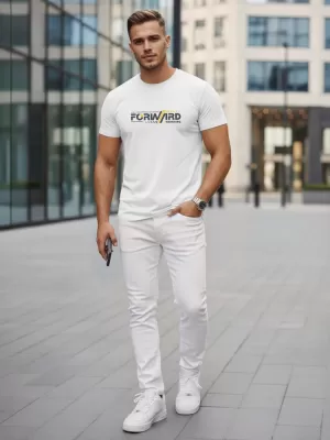 Herren-T-Shirt DSTREET NX0145R-WH WEIß
