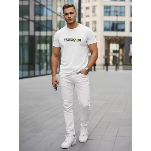  Herren-T-Shirt DSTREET NX0145R-WH WEIß 