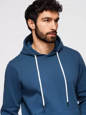 Herren-Sweatshirt OMBRE OM-SSBN-0270 MARINEBLAU