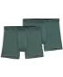 Herren-Boxershorts PUMA SPORT MICROFIBER BOXER 2P 93552016 GRÜN