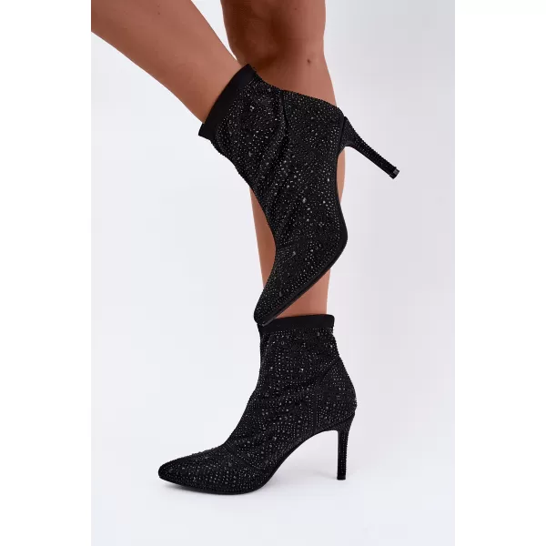  Damenstiefel S.BARSKI HY62-8138 SCHWARZ 