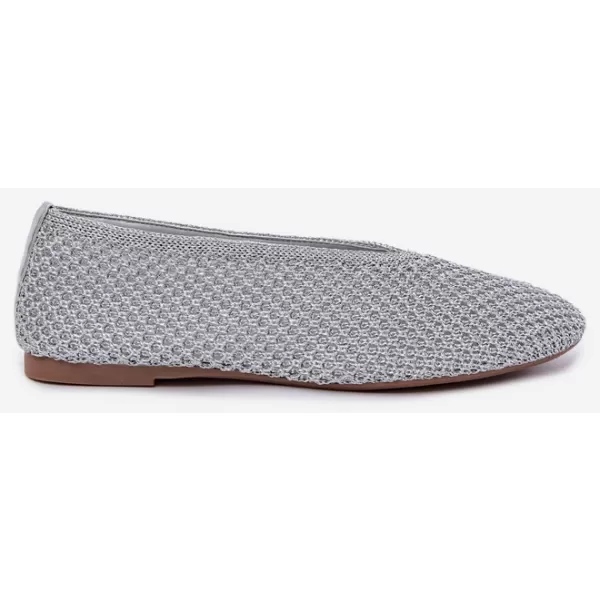  Ballerinas für Damen BOTO CH956 SILBER 