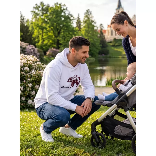  Herren-Sweatshirt ALTISPORT ALM193422 WEIß 