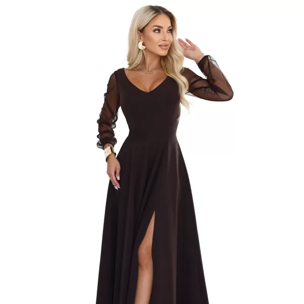  Kleid NUMOCO 640-8 SCHOKOLADENBRAUN 