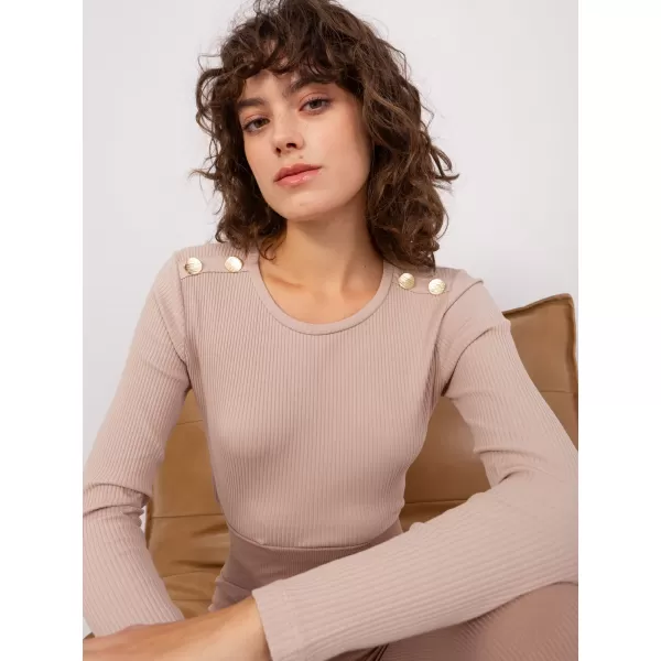  Damenbluse BASIC FEEL GOOD RV-BZ-9204.40X BEIGE 