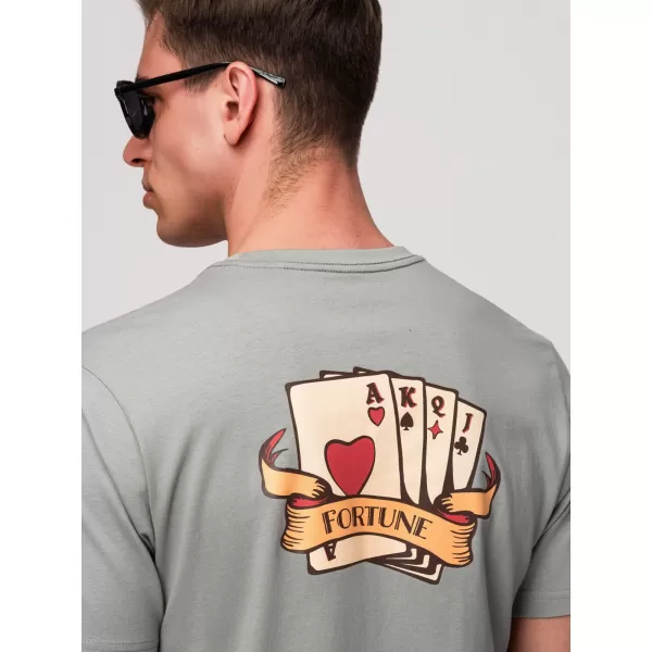  Herren-T-Shirt OMBRE OM-TSPT-0257 GRAU 