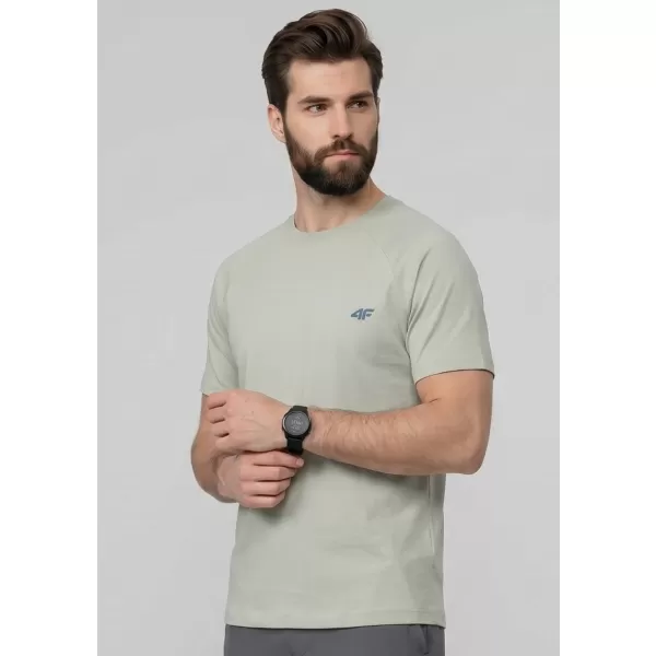  Herren-T-Shirt 4F WAW25TTSHM2373 MINZE 