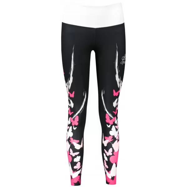  Lange Premium-Leggings für Damen (neue Größen) ALTISPORT VOJ/ALW022LEG05 SCHWARZ ROSA 