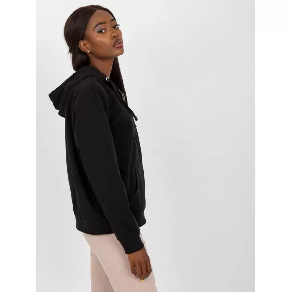  Damen-Sweatshirt BASIC FEEL GOOD B-002.72 NOIR 