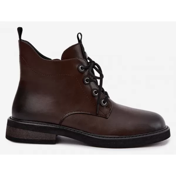  Damen-Stiefeletten D&A CR62-3337 BRAUN 