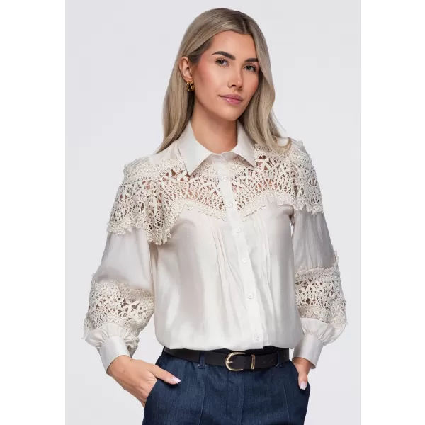  Damenhemd OMBRE OW-SH-E0075 BEIGE 