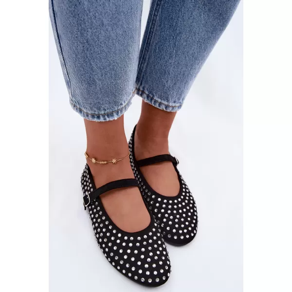  Ballerinas für Damen BOTO 9748 SCHWARZ 