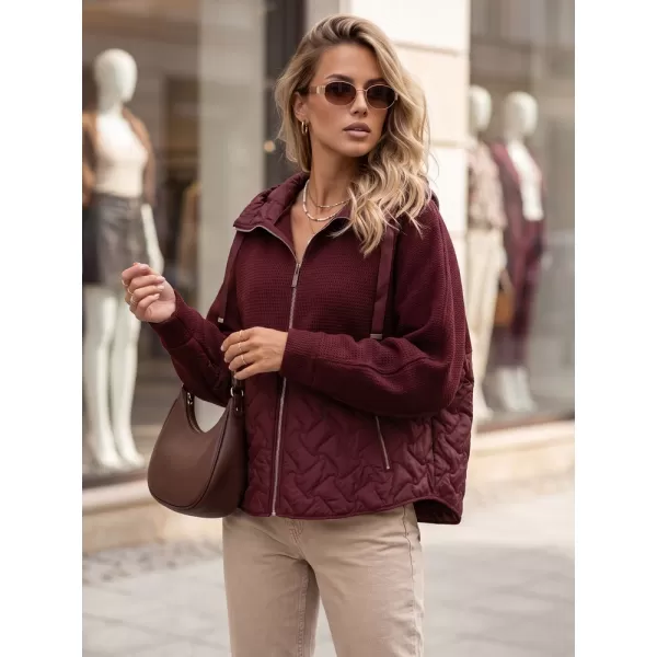  Damenjacke DSTREET TY5916 BURGUND 