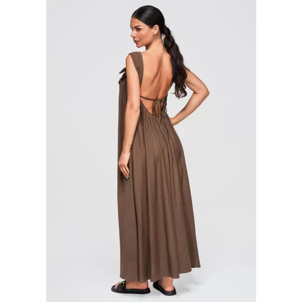  Kleid OMBRE OW-DLR-E0014 BRAUN 