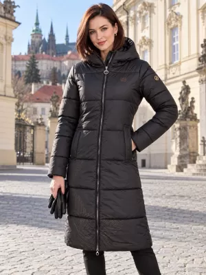 Wintermantel für Damen ALTISPORT IMELDA SCHWARZ