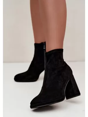 Damen-Stiefeletten BOTO NN636 SCHWARZ