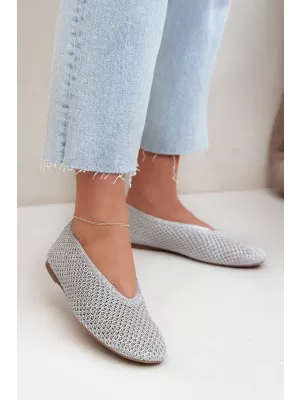 Ballerinas für Damen BOTO CH956 SILBER