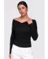 Damenbluse OMBRE OW-TS-E0088 SCHWARZ