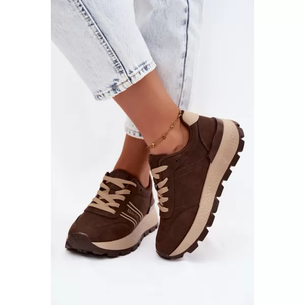  Damen-Sneaker BIG STAR SHOES UU274040 BRAUN/BEIGE 