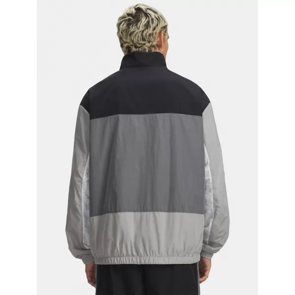  Herrenjacke UNDER ARMOUR ICON WOVEN TRACK FZ 6009436-001 SCHWARZ 