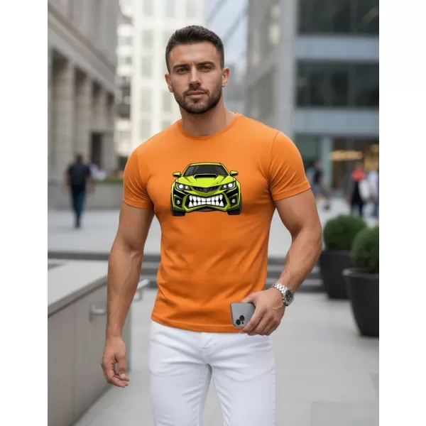  Herren-T-Shirt DSTREET NX5015R-OR ORANGE 