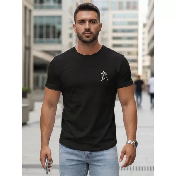  Herren-T-Shirt DSTREET NX5105R-BK SCHWARZ 