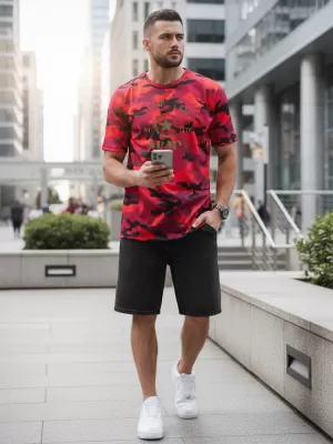 Herren-T-Shirt DSTREET NX2002R-RD-M ROT