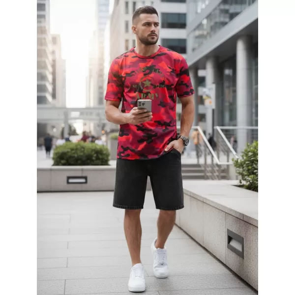  Herren-T-Shirt DSTREET NX2002R-RD-M ROT 
