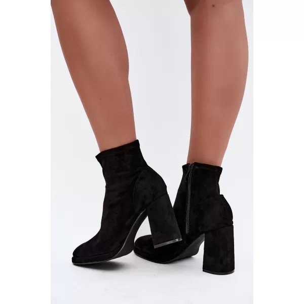  Damen-Stiefeletten BOTO NN636 SCHWARZ 