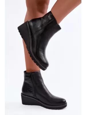 Damen-Stiefeletten BOTO RMR2510-2 SCHWARZ