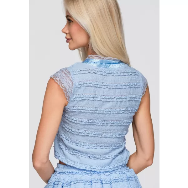  Damenbluse OMBRE OW-TS-E0066 BLAU 