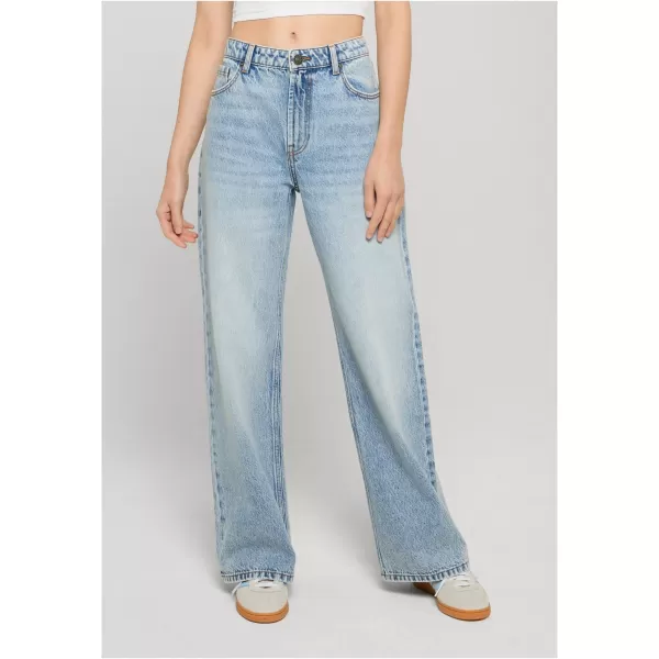  Damenhosen URBAN CLASSICS TB8141 SCHMUTZIGE HELLBLAUE SÄURE GEWASCHEN 