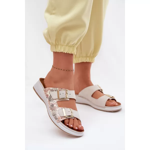  Damenhausschuhe INBLU SD000001 BEIGE 
