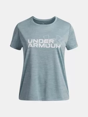 Mädchen-T-Shirt UNDER ARMOUR TECH TWIST WDMK LOGO SS 6007134-466 BLAU