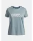 Mädchen-T-Shirt UNDER ARMOUR TECH TWIST WDMK LOGO SS 6007134-466 BLAU